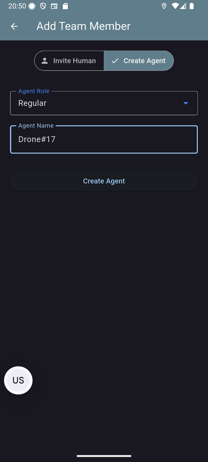 Add an AI agent to a project in Digital Specialist